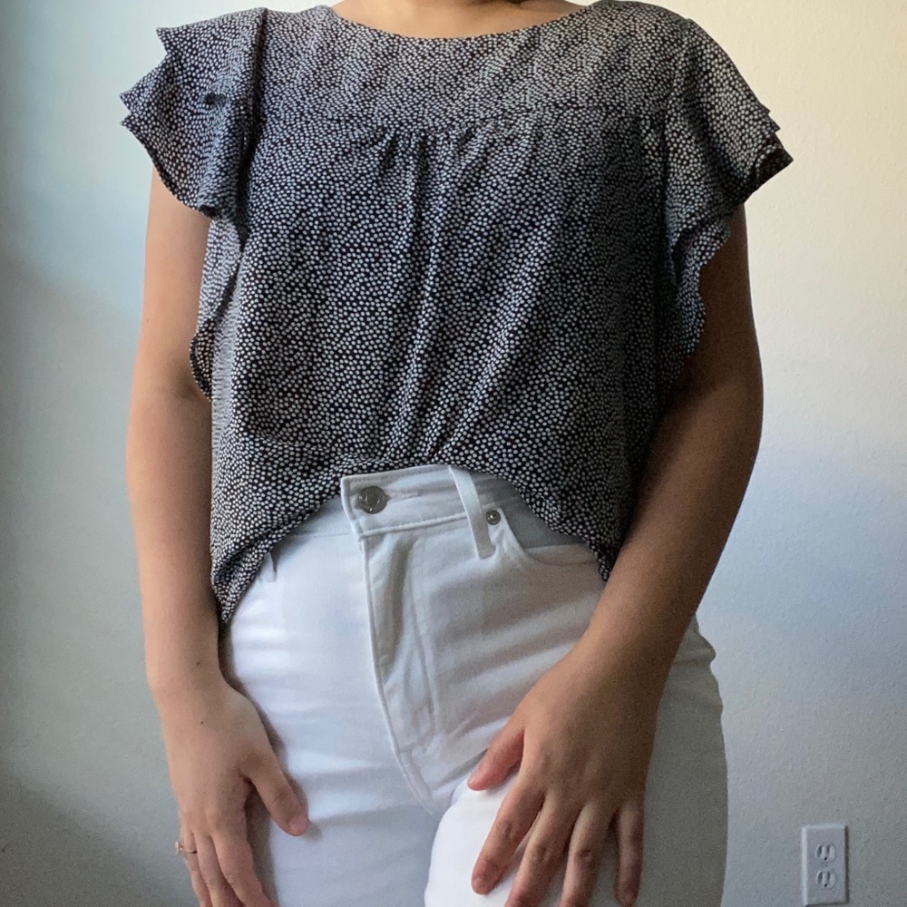 polka dot shirt
